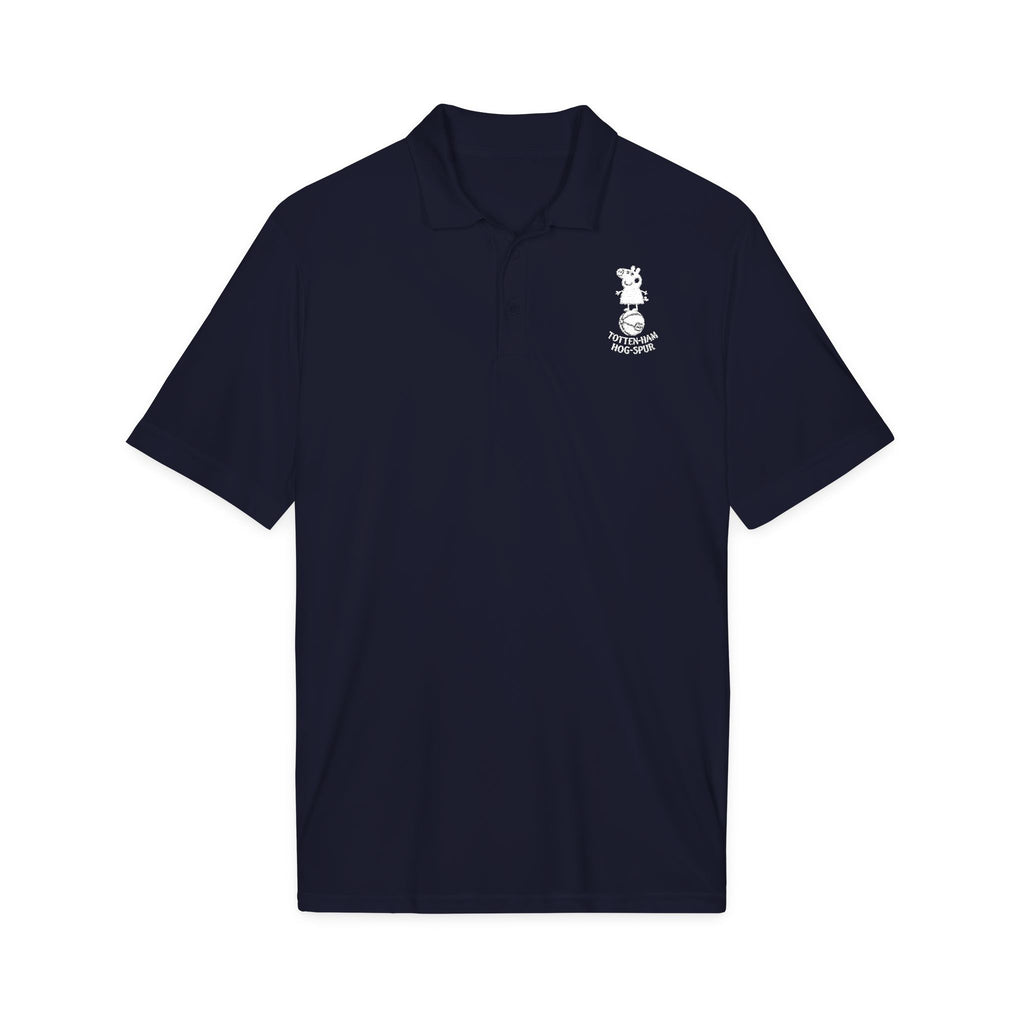 Embroidered Club Polo — Navy Sport Performance Shirt