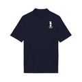 Embroidered Club Polo — Navy Sport Performance Shirt