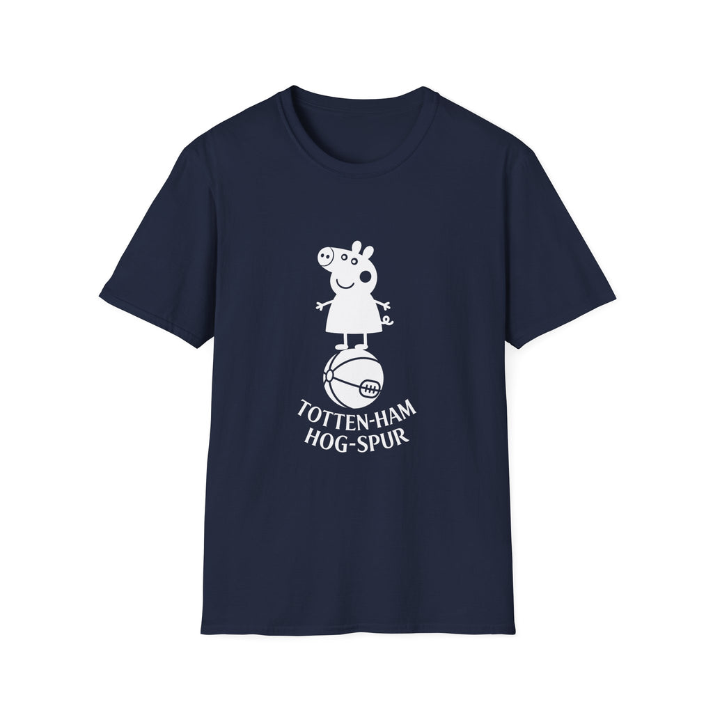 Totten-Ham Hog-Spur Pig Soccer T-Shirt | Football Team Logo Tee