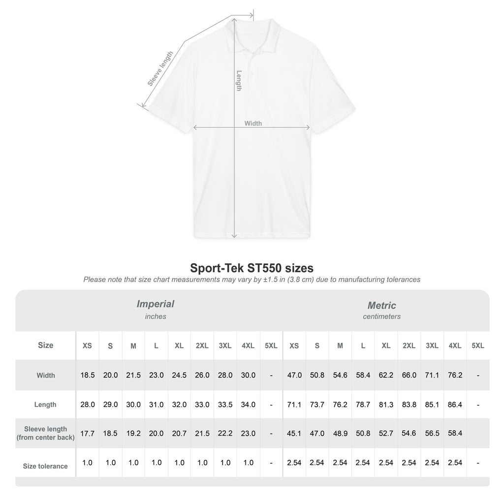 Embroidered Club Polo — Navy Sport Performance Shirt