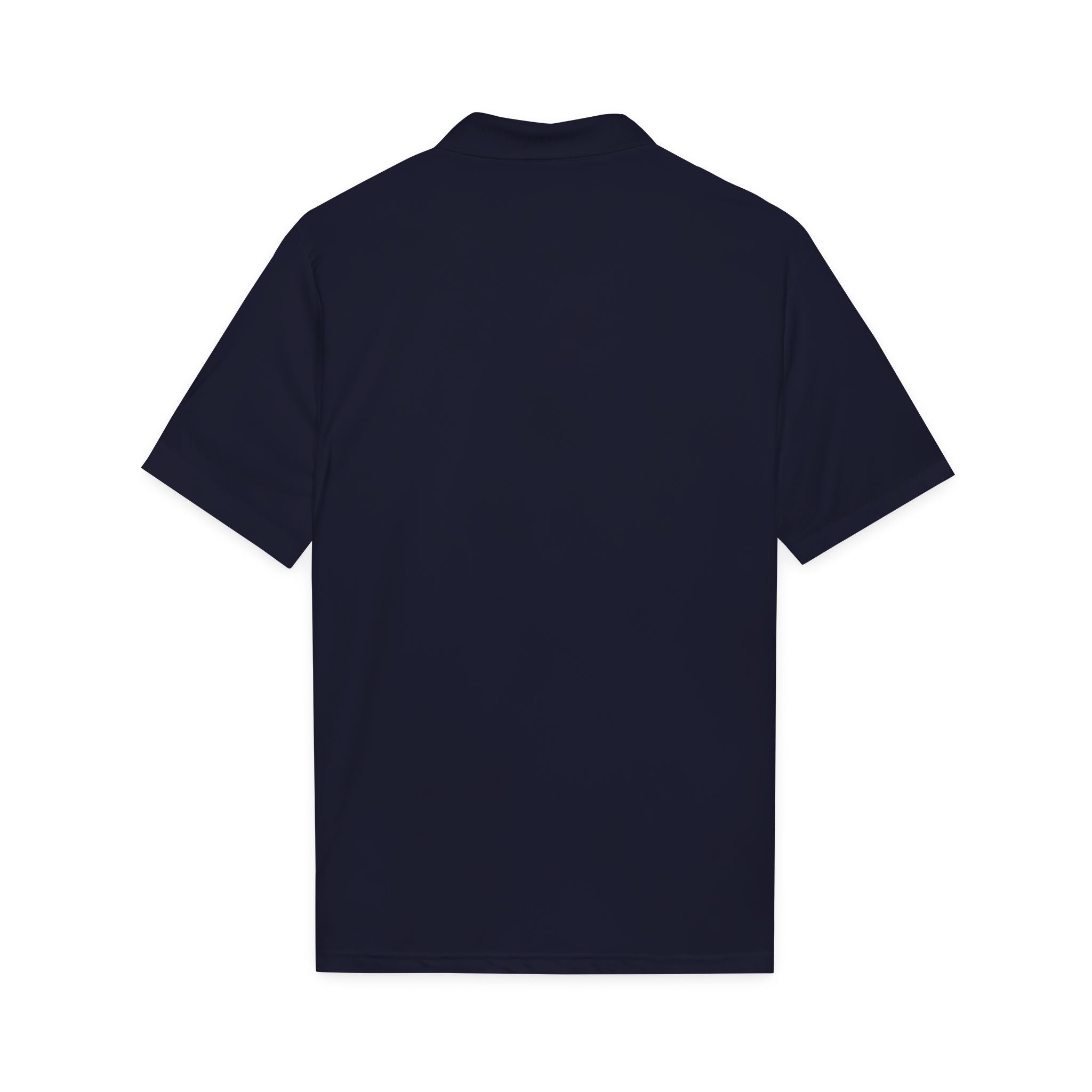 Embroidered Club Polo — Navy Sport Performance Shirt