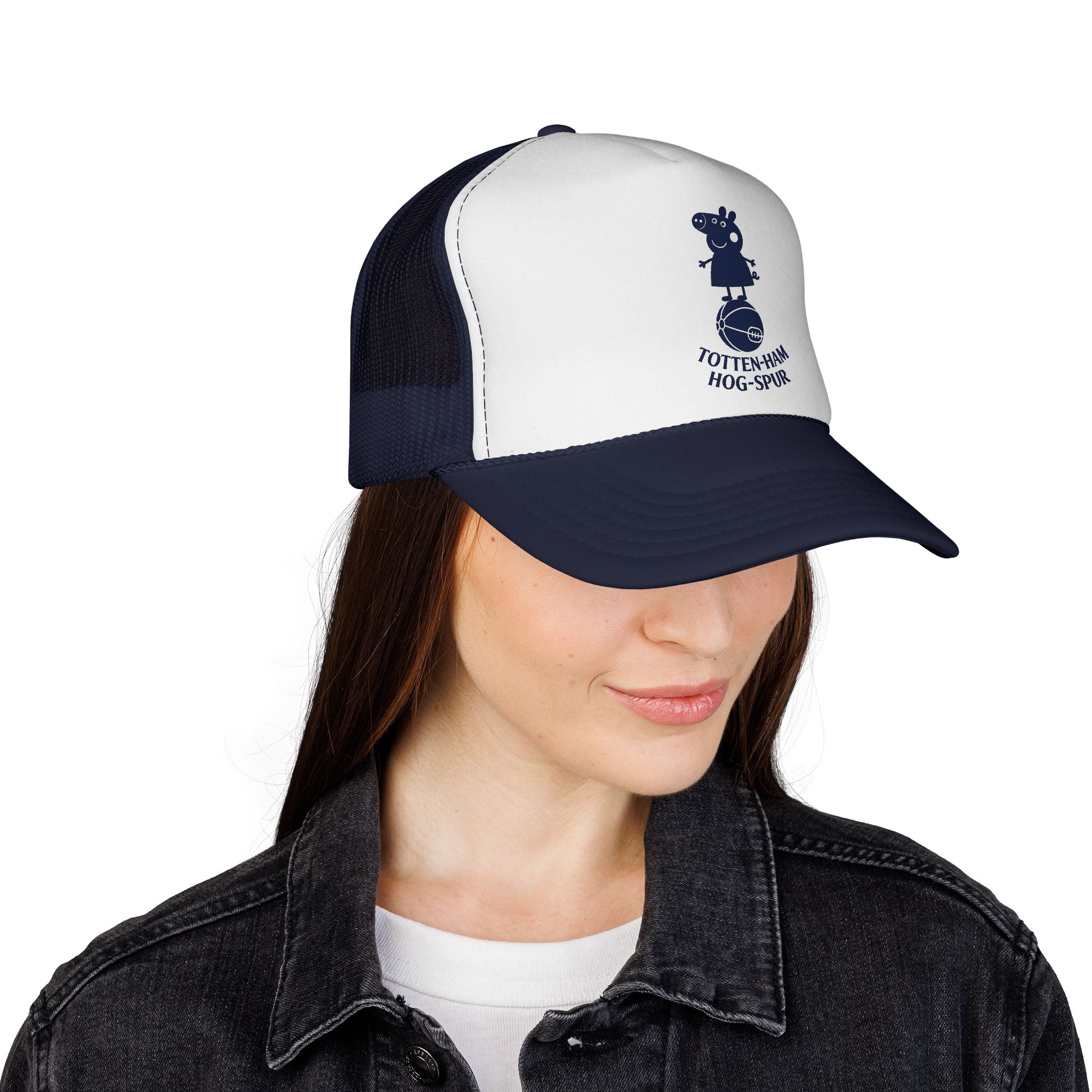 Trucker Cap — Tottenham Hog-Spur Vintage Mascot Foam Front Hat
