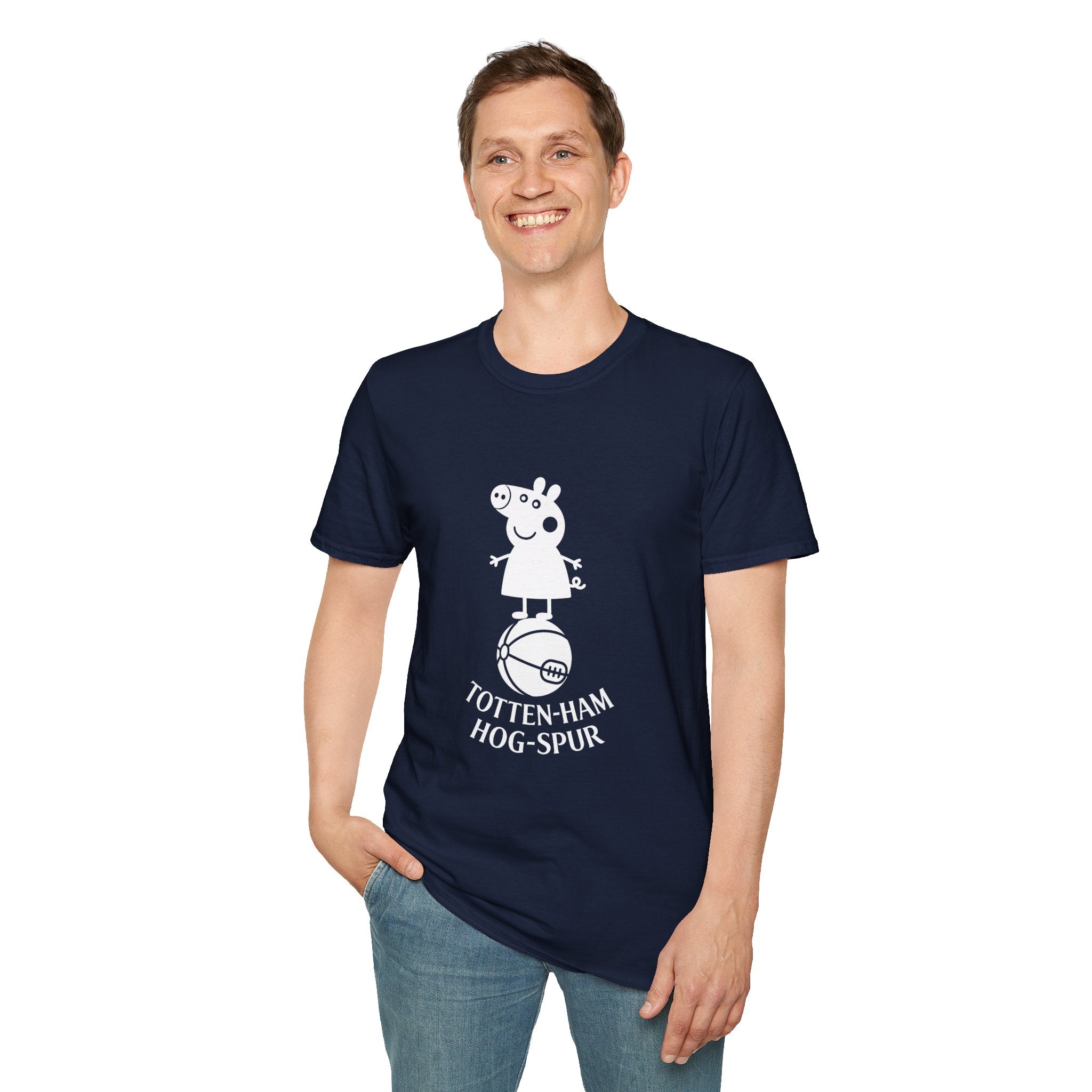 Totten-Ham Hog-Spur Pig Soccer T-Shirt | Football Team Logo Tee